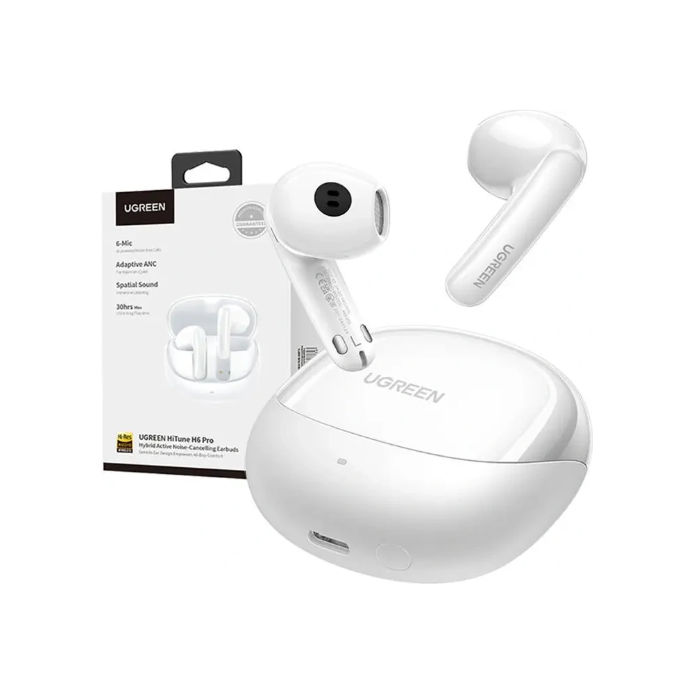 Hurtownia GSM - UGREEN HiTune H6 Pro Hybrid Geräuschunterdrückende drahtlose In-Ear Kopfhörer WS203 (weiß) - UGR5585 - {ean13} - Hurt