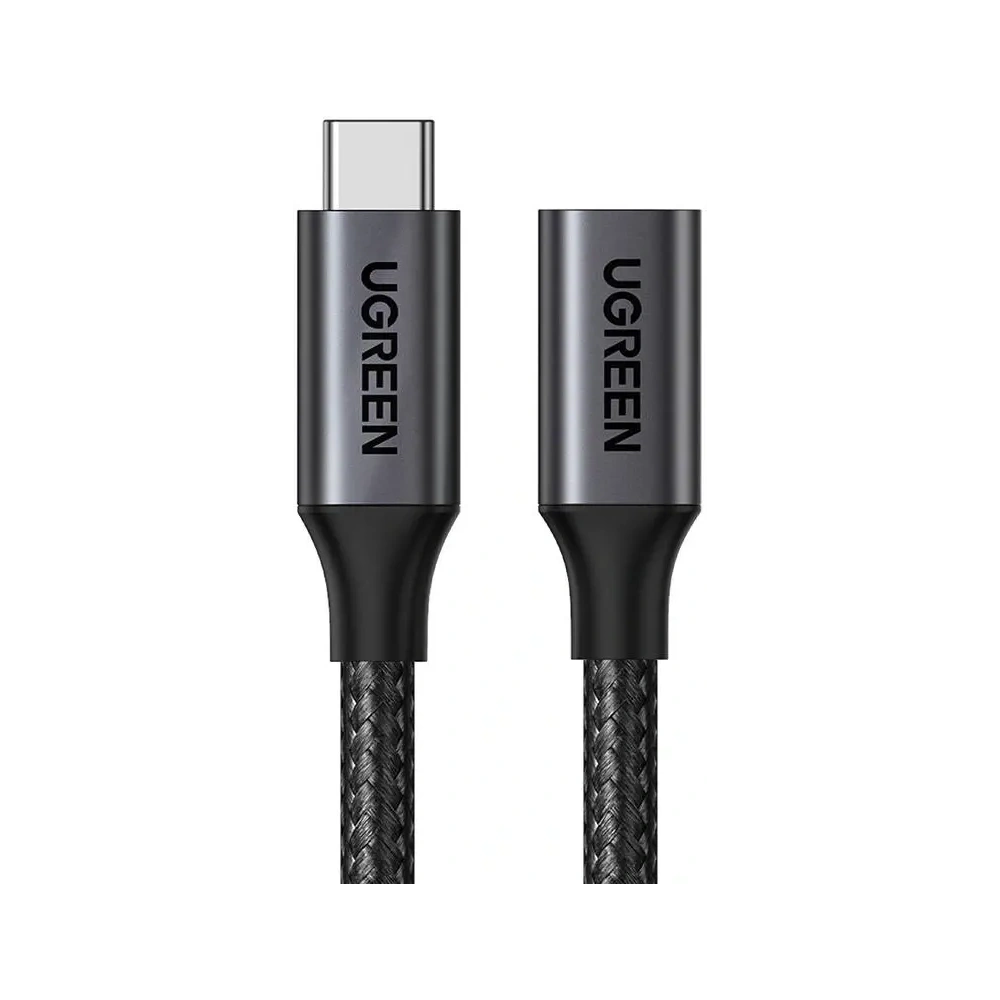 Hurtownia GSM - UGREEN US372 USB-C 3.2 Stecker zu USB-C Gen 2 Buchse Verlängerungskabel 1m (schwarz) - UGR5586 - {ean13} - Hurt