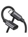 Hurtownia GSM - UGREEN US372 USB-C 3.2 Stecker zu USB-C Gen 2 Buchse Verlängerungskabel 1m (schwarz) - UGR5586 - {ean13} - Hurt