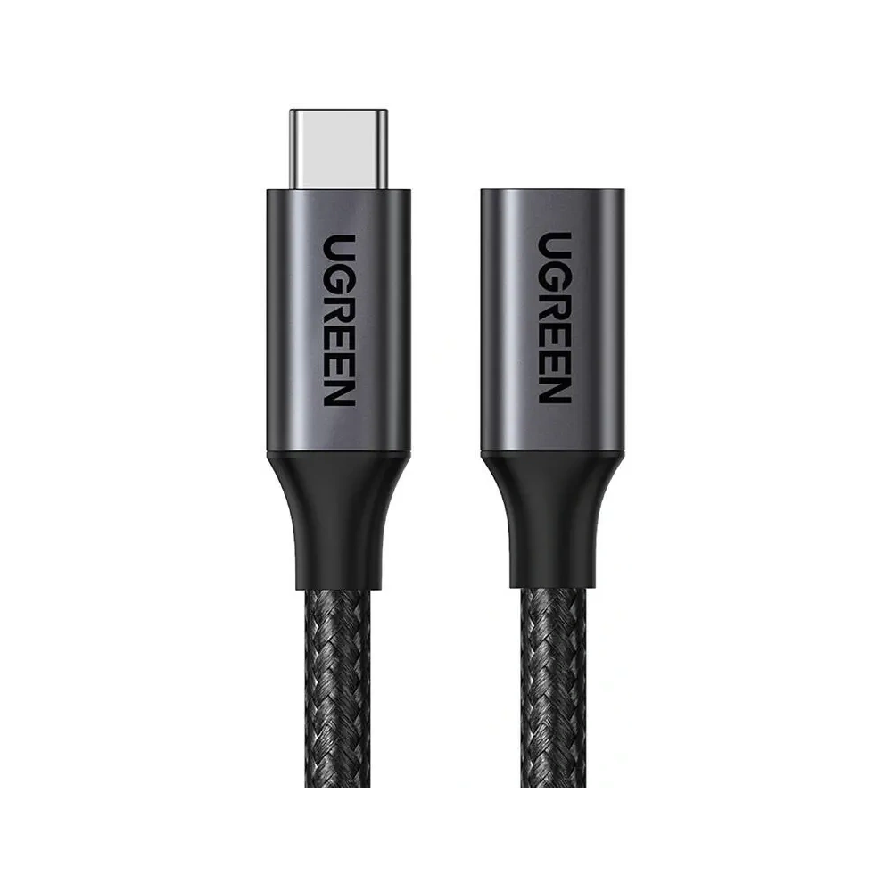 Hurtownia GSM - UGREEN US372 USB-C 3.2 männlich zu USB-C Gen 2 weiblich Verlängerungskabel 0.5m (schwarz) - UGR5587 - {ean13} - Hurt