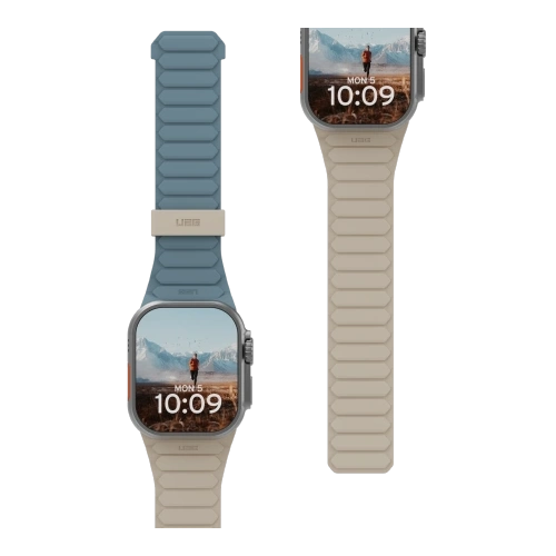 Pasek UAG Urban Armor Gear Pathfinder Apple Watch 4/5/6/7/SE/SE2/8/9/10/Ultra 1/2 44/45/49mm niebieski