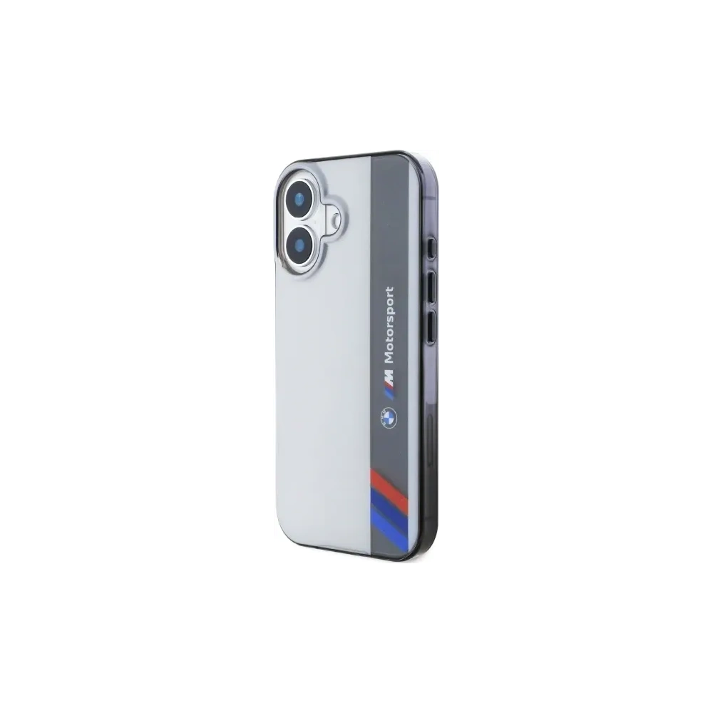 Hurtownia GSM - Etui BMW BMHCP16S23HTFEG Apple iPhone 16 hardcase Motorsport IML Vertical Stripe šedá/grey - BMW750 - {ean13} - Hurt