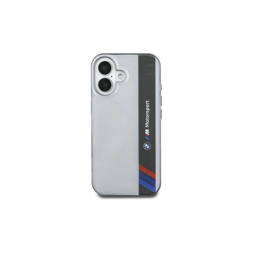 Hurtownia GSM - Etui BMW BMHCP16S23HTFEG Apple iPhone 16 hardcase Motorsport IML Vertical Stripe šedá/grey - BMW750 - {ean13} - Hurt