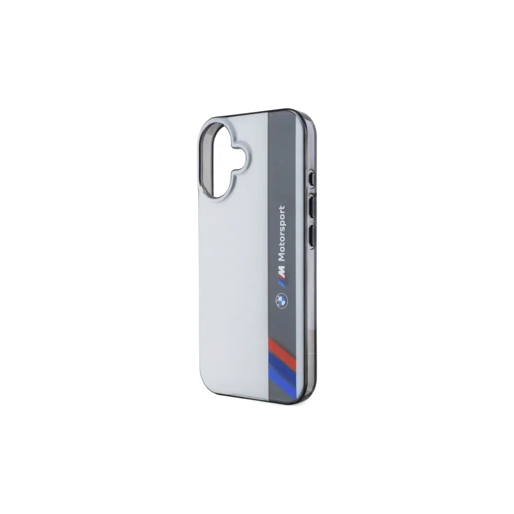 Hurtownia GSM - Etui BMW BMHCP16S23HTFEG Apple iPhone 16 hardcase Motorsport IML Vertical Stripe šedá/grey - BMW750 - {ean13} - Hurt