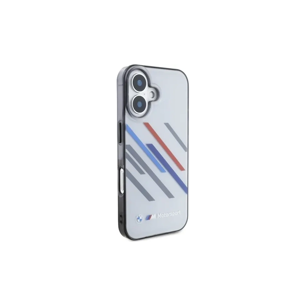 Hurtownia GSM - Etui BMW BMHCP16S23HTRAG Apple iPhone 16 hardcase Motorsport IML Random Stripes szary/grey - BMW751 - {ean13} - Hurt