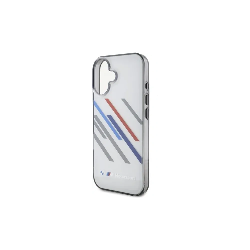 Hurtownia GSM - Etui BMW BMHCP16S23HTRAG Apple iPhone 16 hardcase Motorsport IML Random Stripes šedá/grey - BMW751 - {ean13} - Hurt