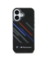 Hurtownia GSM - Etui BMW BMHCP16S23HTRAK Apple iPhone 16 hardcase Motorsport IML Random Stripes černý/black - BMW752 - {ean13} - Hurt