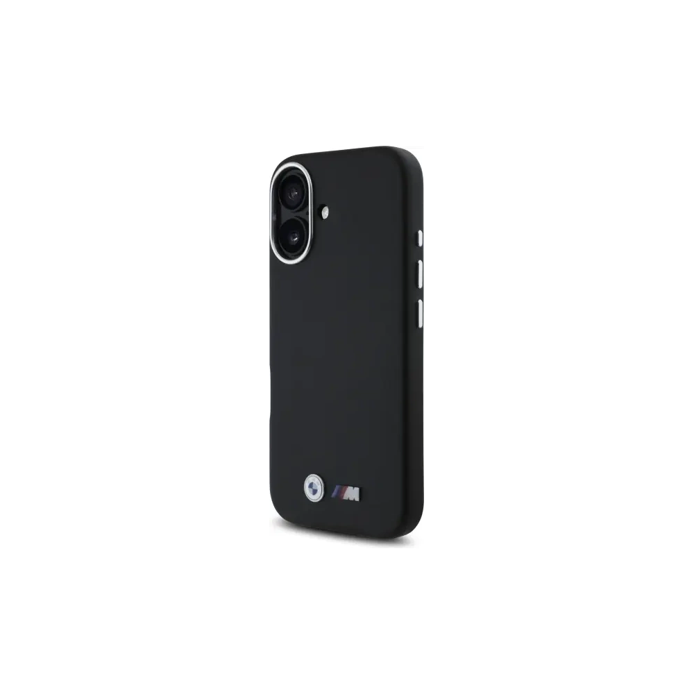 Hurtownia GSM - BMW BMHCP16S23PMWK Apple iPhone 16 kemény tok M Simára Burkolt Fém fekete - BMW753 - {ean13} - Hurt