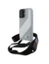 Etui BMW BMHCP16S23PSCCG Apple iPhone 16 hardcase M Edition Carbon Stripe & Strap šedý/grey