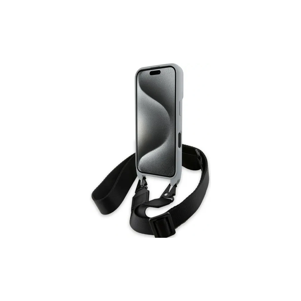 Hurtownia GSM - Etui BMW BMHCP16S23PSCCG Apple iPhone 16 hardcase M Edition Carbon Stripe & Strap šedý/grey - BMW754 - {ean13} - Hurt