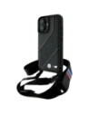 Hurtownia GSM - Etui BMW BMHCP16S23PSCCK Apple iPhone 16 hardcase M Edition Carbon Stripe & Strap černý/black - BMW755 - {ean13} - Hurt