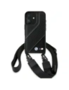 Hurtownia GSM - Etui BMW BMHCP16S23PSCCK Apple iPhone 16 hardcase M Edition Carbon Stripe & Strap černý/black - BMW755 - {ean13} - Hurt