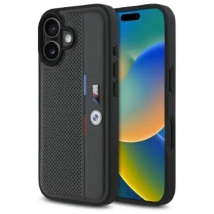 Hurtownia GSM - Etui BMW BMHCP16S23PUPVA Apple iPhone 16 hardcase M Pro perforované trojbarevné detailní linie antracit/antracit - BMW756 - {ean13} - Hurt