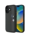 Etui BMW BMHCP16S23PUPVA Apple iPhone 16 hardcase M Pro perforované trojbarevné detailní linie antracit/antracit
