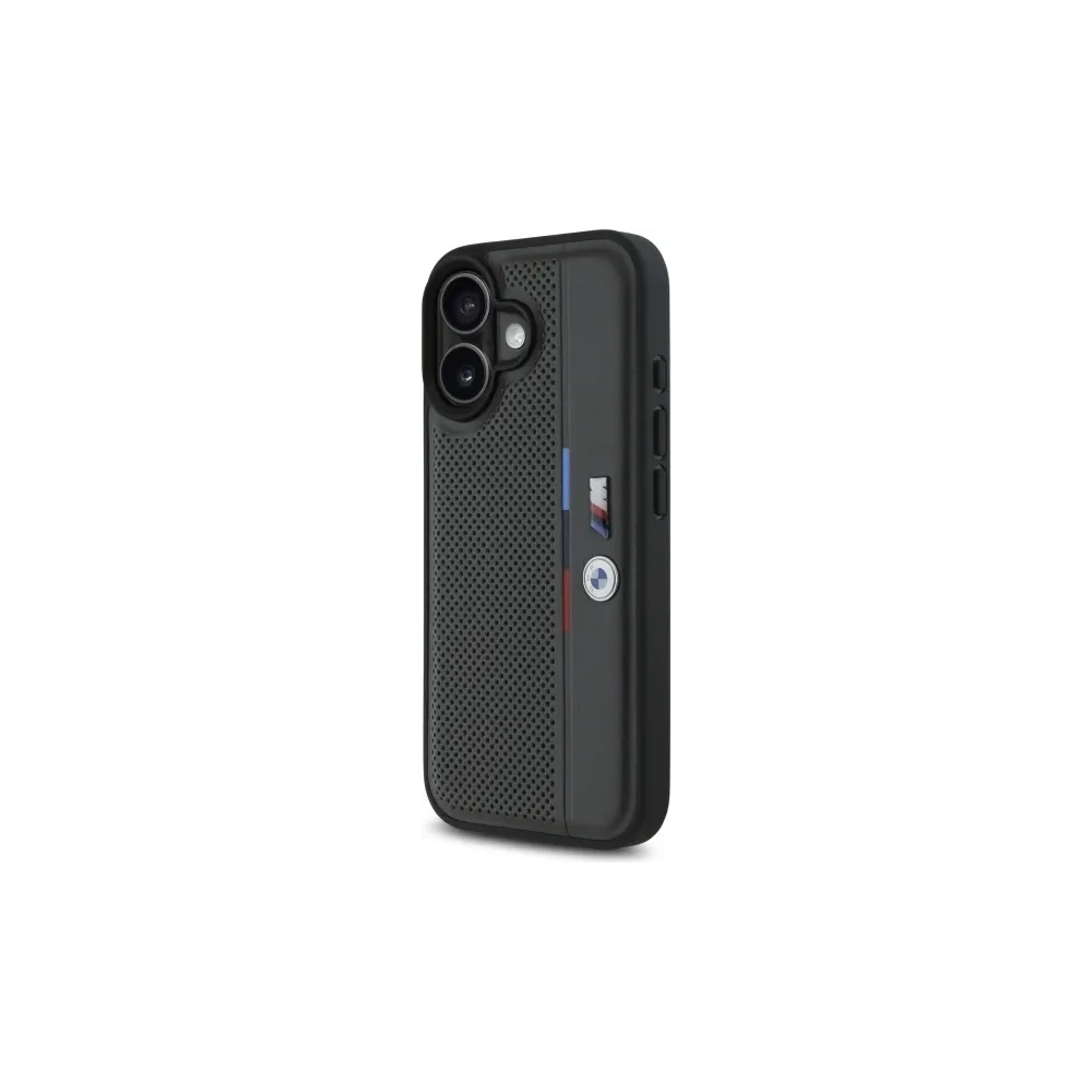 Hurtownia GSM - Etui BMW BMHCP16S23PUPVA Apple iPhone 16 hardcase M Pro perforované trojbarevné detailní linie antracit/antracit - BMW756 - {ean13} - Hurt