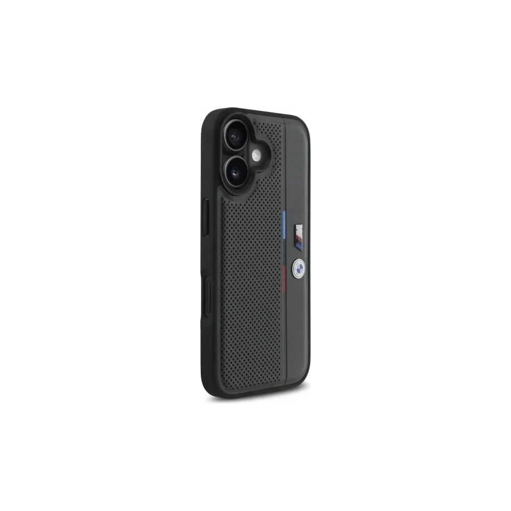 Hurtownia GSM - Etui BMW BMHCP16S23PUPVA Apple iPhone 16 hardcase M Pro perforované trojbarevné detailní linie antracit/antracit - BMW756 - {ean13} - Hurt