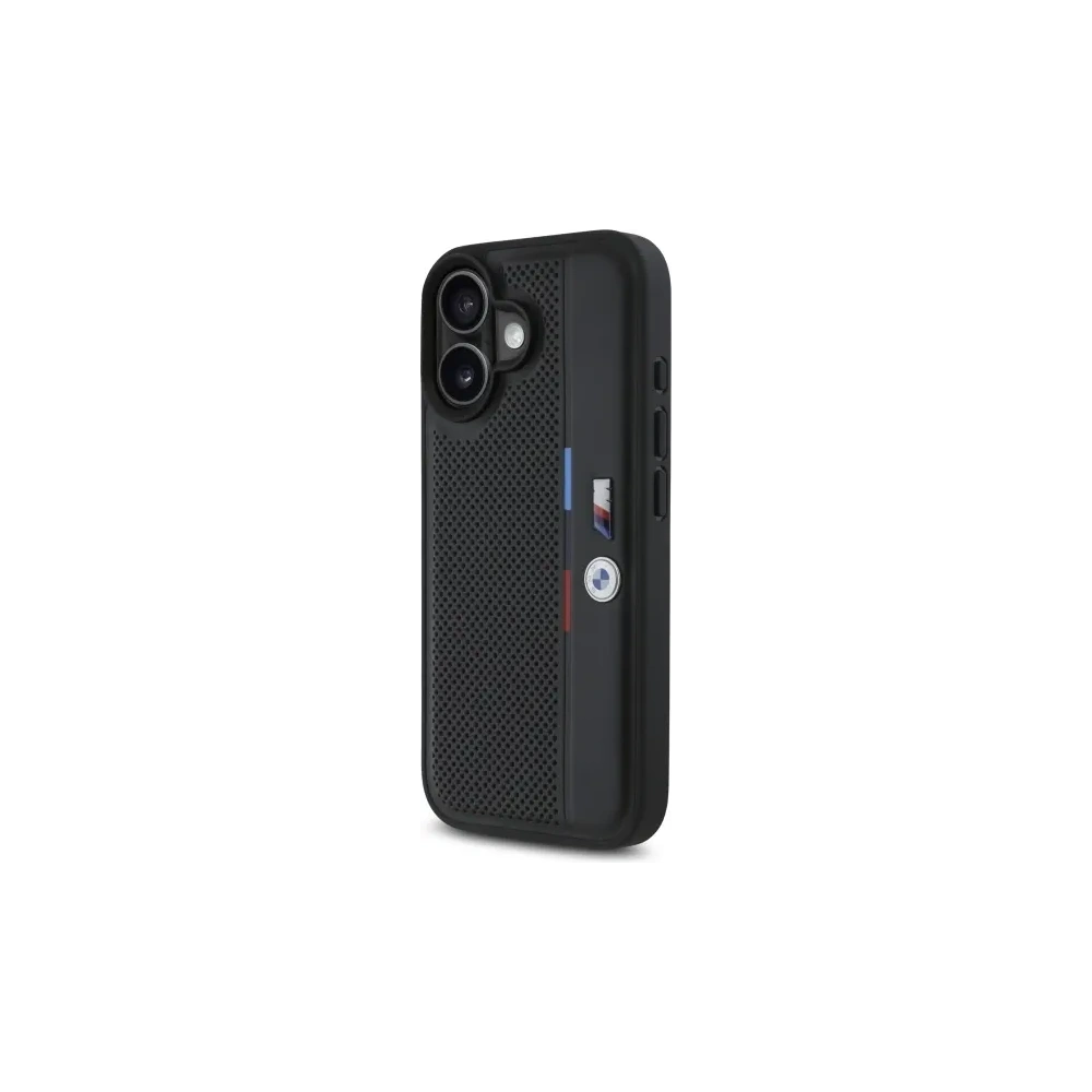 Hurtownia GSM - Etui BMW BMHCP16S23PUPVK Apple iPhone 16 hardcase M Perforated Tricolor Detail Line černý/black - BMW757 - {ean13} - Hurt