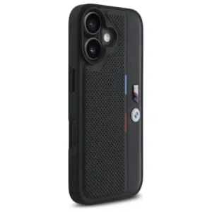 Hurtownia GSM - BMW BMHCP16S23PUPVK Apple iPhone 16 Hardcase M Perforierte Tricolor Detaillinie schwarz - BMW757 - {ean13} - Hurt