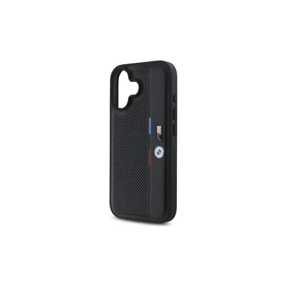 Hurtownia GSM - Etui BMW BMHCP16S23PUPVK Apple iPhone 16 hardcase M Perforated Tricolor Detail Line černý/black - BMW757 - {ean13} - Hurt