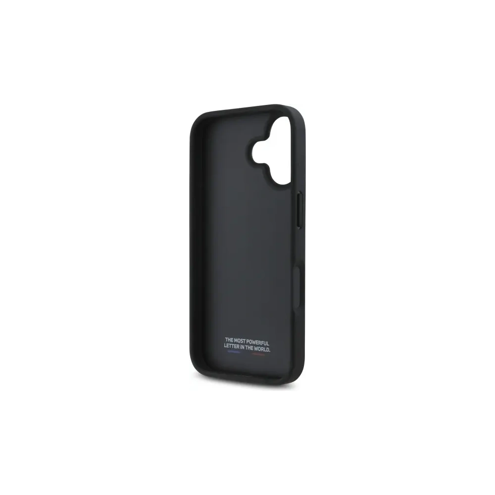 Hurtownia GSM - BMW BMHCP16S23PUPVK Apple iPhone 16 hardcase M Detaliu perforat tricolor linie negru - BMW757 - {ean13} - Hurt