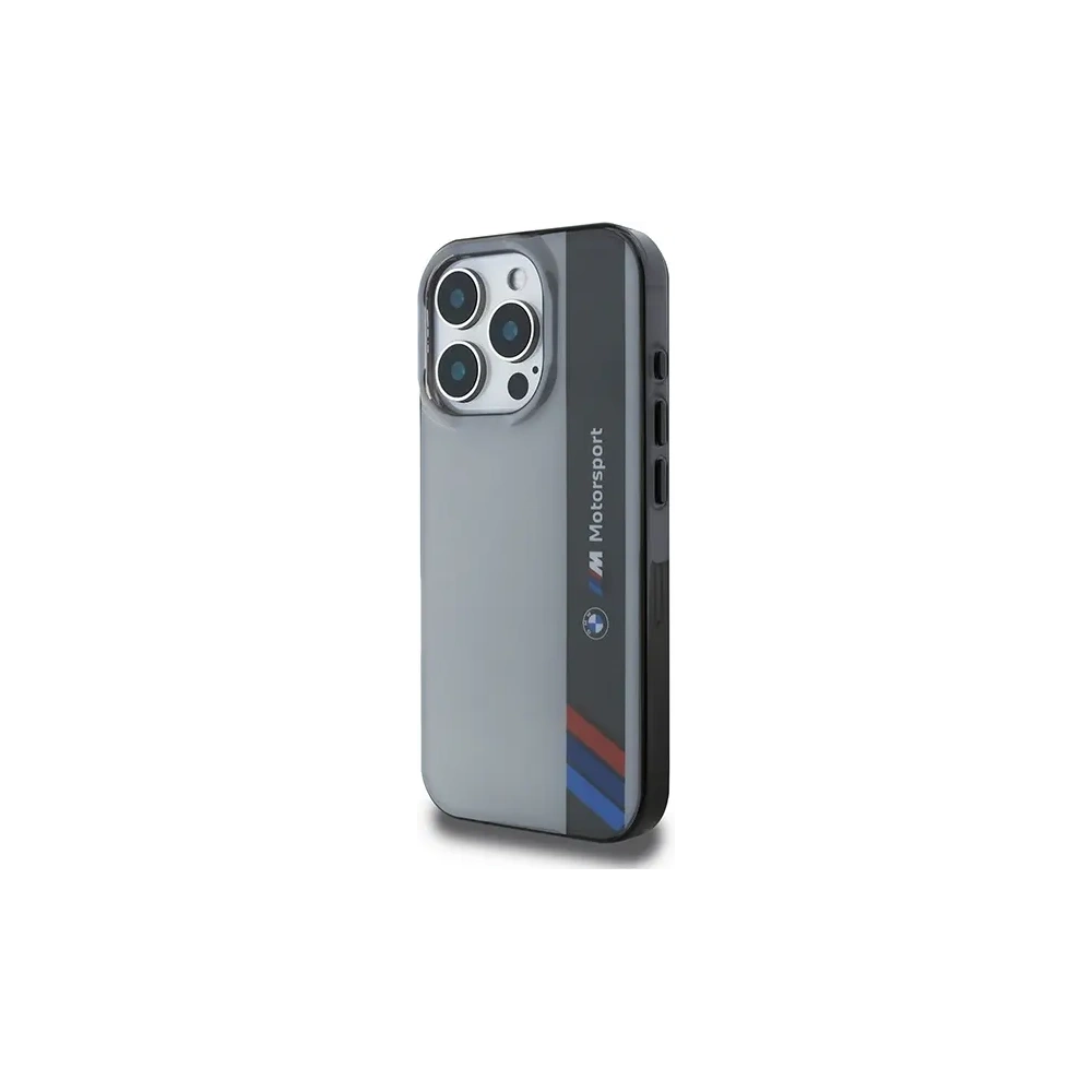 Hurtownia GSM - BMW BMHCP16X23HTFEG Apple iPhone 16 Pro Max kemény tok Motorsport IML Függőleges Csík szürke - BMW758 - {ean13} - Hurt