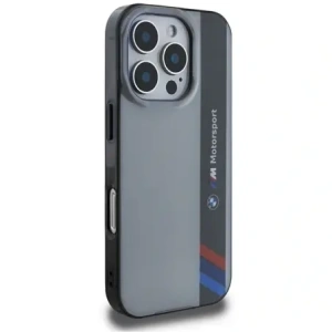 Hurtownia GSM - Etui BMW BMHCP16X23HTFEG Apple iPhone 16 Pro Max hardcase Motorsport IML Vertical Stripe szary/grey - BMW758 - {ean13} - Hurt