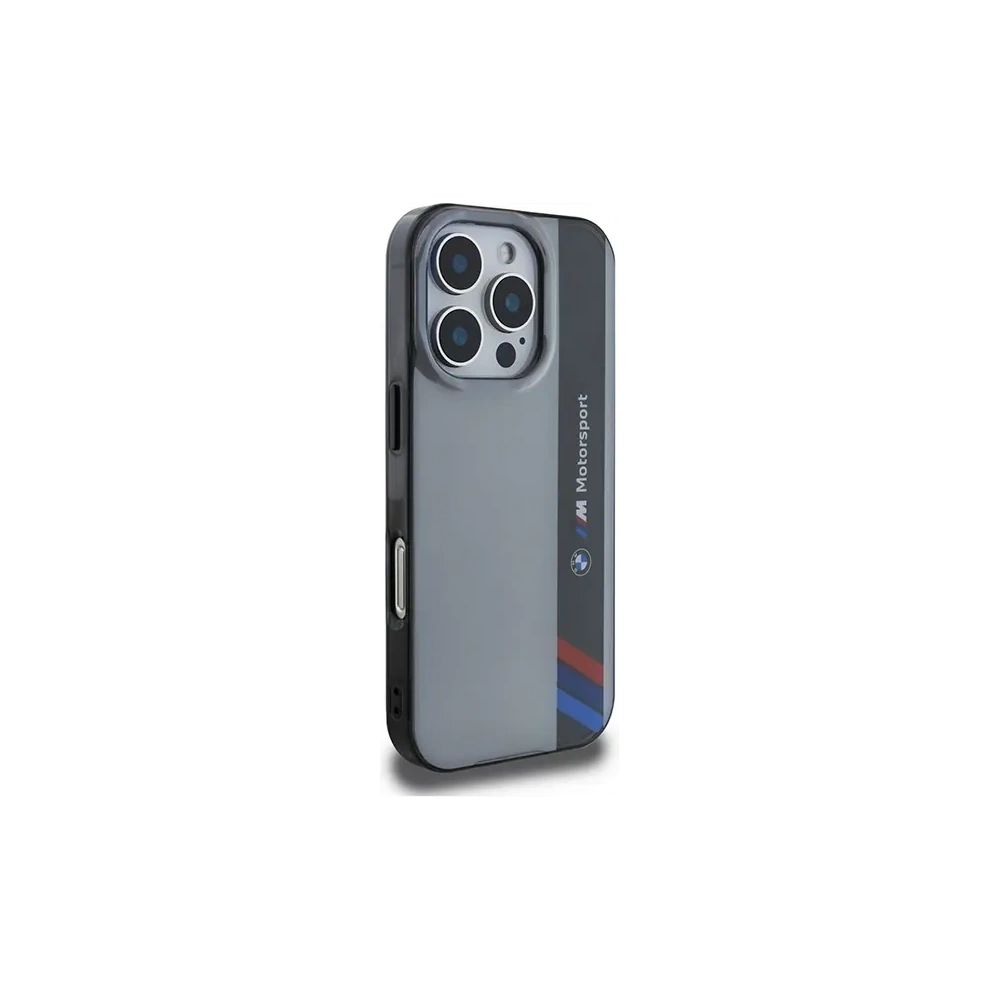 Wholesale BMW BMHCP16X23HTFEG Apple iPhone 16 Pro Max hardcase Motorsport IML Vertical Stripe grey - BMW758 - {ean13} - Hurt