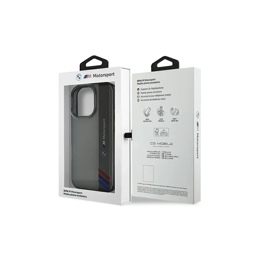 Wholesale BMW BMHCP16X23HTFEG Apple iPhone 16 Pro Max hardcase Motorsport IML Vertical Stripe grey - BMW758 - {ean13} - Hurt