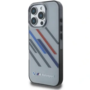 Hurtownia GSM - Etui BMW BMHCP16X23HTRAG Apple iPhone 16 Pro Max hardcase Motorsport IML Random Stripes šedý/grey - BMW759 - {ean13} - Hurt