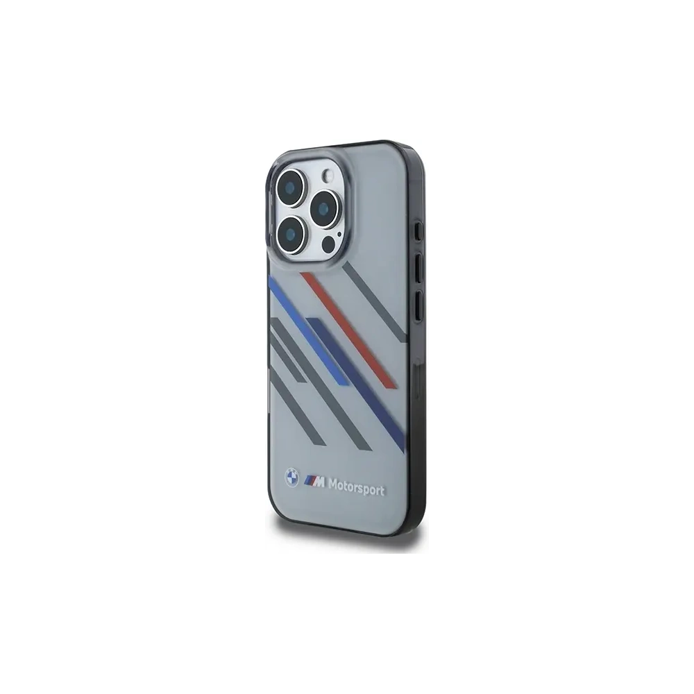 Hurtownia GSM - Etui BMW BMHCP16X23HTRAG Apple iPhone 16 Pro Max hardcase Motorsport IML Random Stripes šedý/grey - BMW759 - {ean13} - Hurt