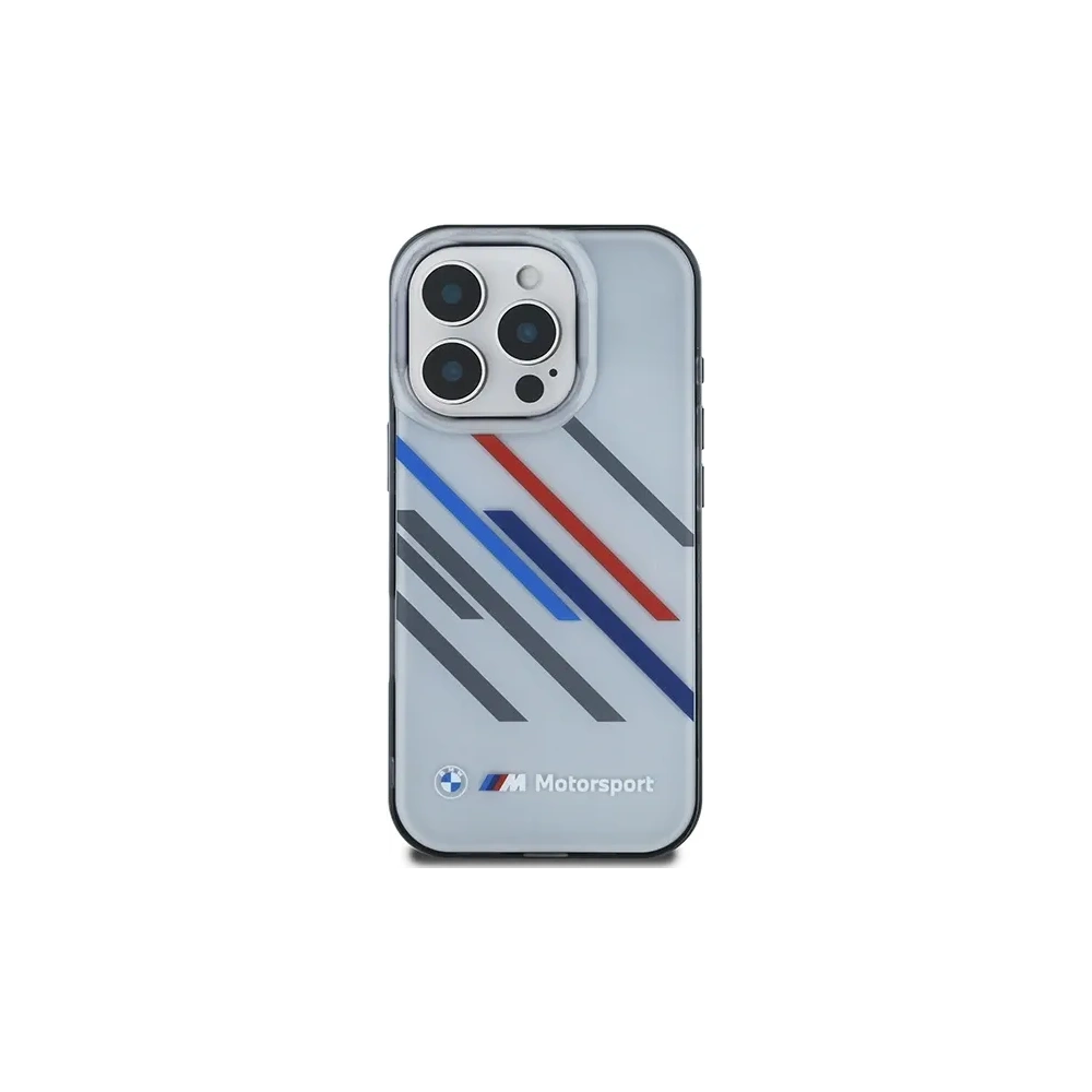 Hurtownia GSM - Etui BMW BMHCP16X23HTRAG Apple iPhone 16 Pro Max hardcase Motorsport IML Random Stripes šedý/grey - BMW759 - {ean13} - Hurt