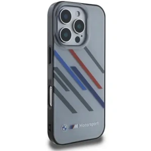 Hurtownia GSM - Etui BMW BMHCP16X23HTRAG Apple iPhone 16 Pro Max hardcase Motorsport IML Random Stripes szary/grey - BMW759 - {ean13} - Hurt