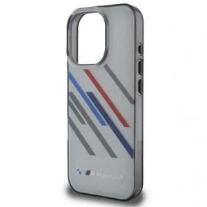Hurtownia GSM - Etui BMW BMHCP16X23HTRAG Apple iPhone 16 Pro Max hardcase Motorsport IML Random Stripes szary/grey - BMW759 - {ean13} - Hurt