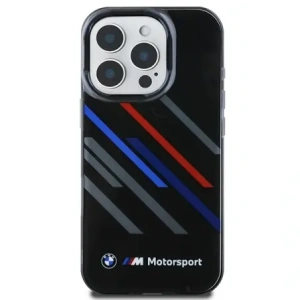 Hurtownia GSM - Etui BMW BMHCP16X23HTRAK Apple iPhone 16 Pro Max hardcase Motorsport IML Random Stripes czarny/black - BMW760 - {ean13} - Hurt