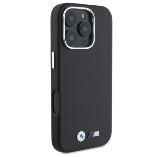 Etui BMW BMHCP16X23PMWK Apple iPhone 16 Pro Max hardcase M Smooth Full Wrapped Metal czarny/black