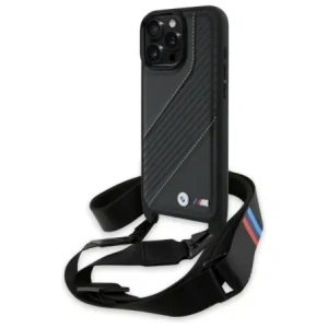 Hurtownia GSM - Etui BMW BMHCP16X23PSCCK Apple iPhone 16 Pro Max hardcase M Edition Carbon Stripe & Strap černý/black - BMW763 - {ean13} - Hurt