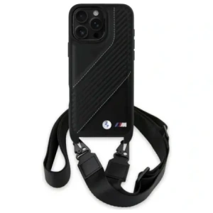 Hurtownia GSM - Etui BMW BMHCP16X23PSCCK Apple iPhone 16 Pro Max hardcase M Edition Carbon Stripe & Strap černý/black - BMW763 - {ean13} - Hurt
