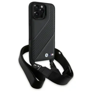 BMW BMHCP16X23PSCCK Apple iPhone 16 Pro Max hardcase M Edition Carbon Stripe & Strap black