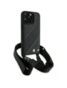 BMW BMHCP16X23PSCCK Apple iPhone 16 Pro Max husă dură M Edition Stripe din carbon & curea neagră