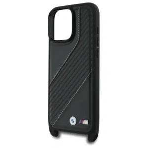 Hurtownia GSM - Etui BMW BMHCP16X23PSCCK Apple iPhone 16 Pro Max hardcase M Edition Carbon Stripe & Strap czarny/black - BMW763 - {ean13} - Hurt