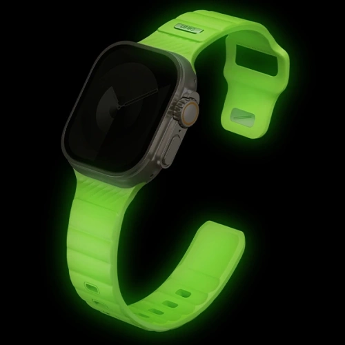 Pasek UNIQ Stride SE Apple Watch 6/7/SE/SE2/8/9/10/Ultra 1/2 44/45/49mm FKM Rubber Strap lume