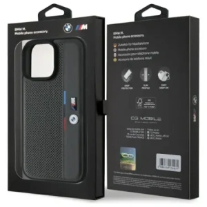 Hurtownia GSM - Etui BMW BMHCP16X23PUPVA Apple iPhone 16 Pro Max hardcase M Perforated Tricolor Detail Line antracyt/anthracite - BMW765 - {ean13} - Hurt