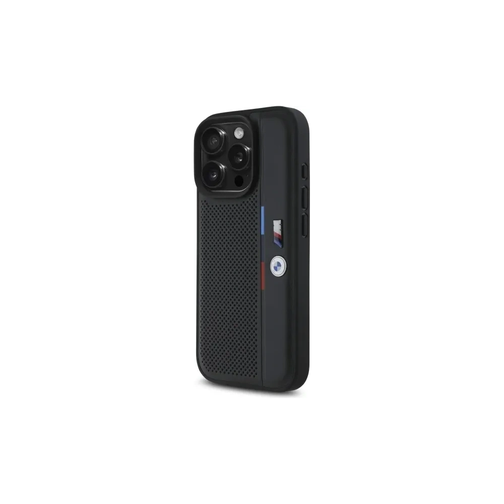 Hurtownia GSM - Etui BMW BMHCP16X23PUPVK Apple iPhone 16 Pro Max hardcase M Perforated Tricolor Detail Line czarny/black - BMW766 - {ean13} - Hurt