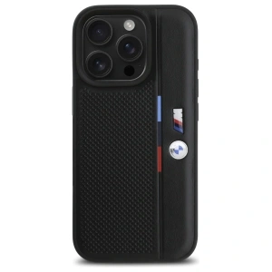 Etui BMW BMHCP16X23PUPVK Apple iPhone 16 Pro Max hardcase M Perforated Tricolor Detail Line czarny/black