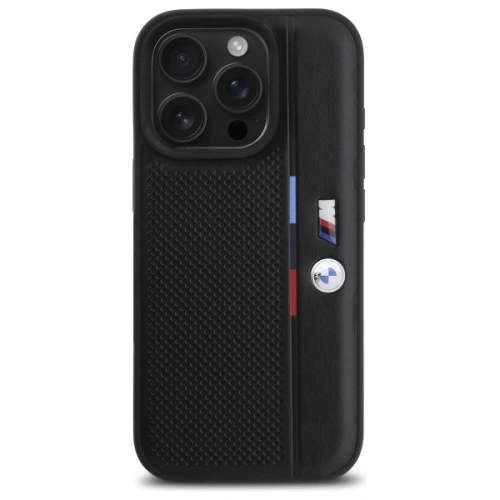 Etui BMW BMHCP16X23PUPVK Apple iPhone 16 Pro Max hardcase M Perforated Tricolor Detail Line czarny/black