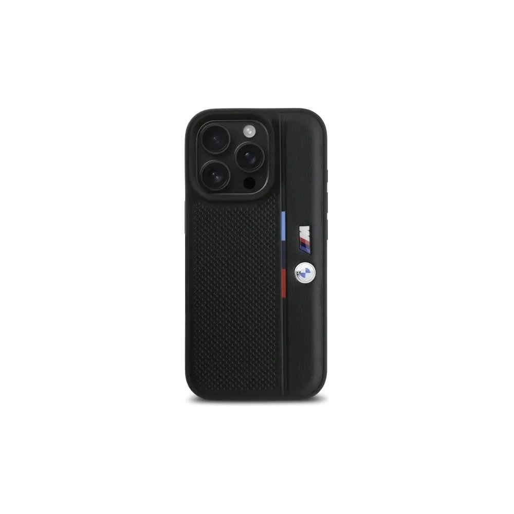 Hurtownia GSM - Etui BMW BMHCP16X23PUPVK Apple iPhone 16 Pro Max hardcase M Perforated Tricolor Detail Line czarny/black - BMW766 - {ean13} - Hurt