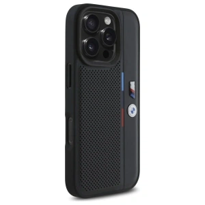 Etui BMW BMHCP16X23PUPVK Apple iPhone 16 Pro Max hardcase M Perforated Tricolor Detail Line czarny/black