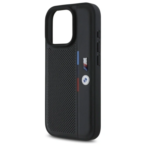 Etui BMW BMHCP16X23PUPVK Apple iPhone 16 Pro Max hardcase M Perforated Tricolor Detail Line czarny/black