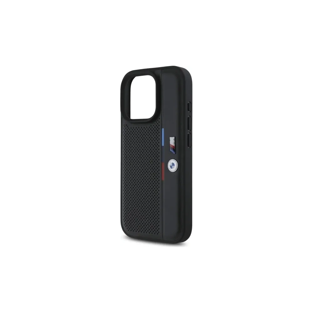 Hurtownia GSM - Etui BMW BMHCP16X23PUPVK Apple iPhone 16 Pro Max hardcase M Perforated Tricolor Detail Line czarny/black - BMW766 - {ean13} - Hurt