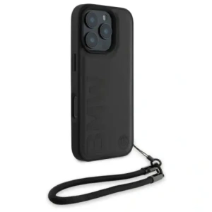 Hurtownia GSM - Etui BMW BMHCP16X23RMRLK Apple iPhone 16 Pro Max hardcase Signature Leather Wordmark Cord czarny/black - BMW768 - {ean13} - Hurt